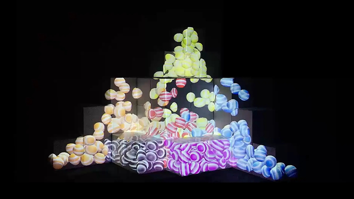 3D投影技術(shù)在展館內(nèi)的效果