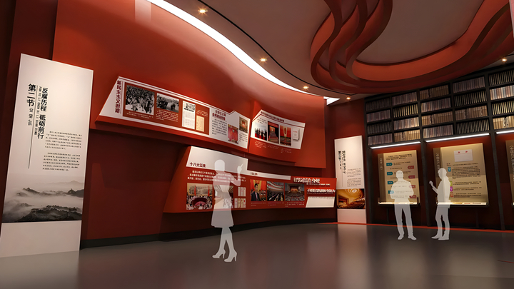 黨建故事傳承數(shù)字化信息展示區(qū)