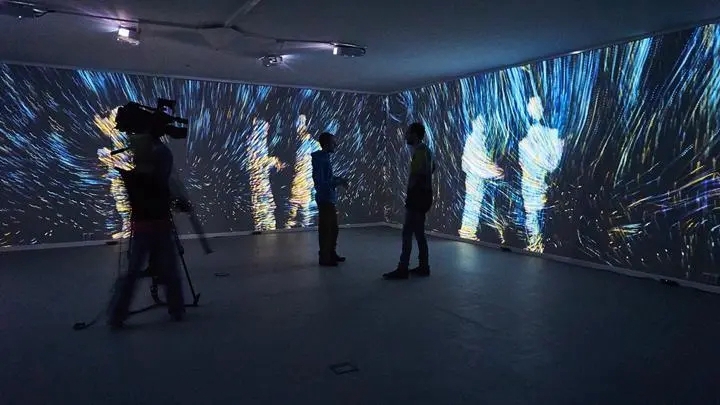 沉浸式投影互動(dòng)空間的展示效果